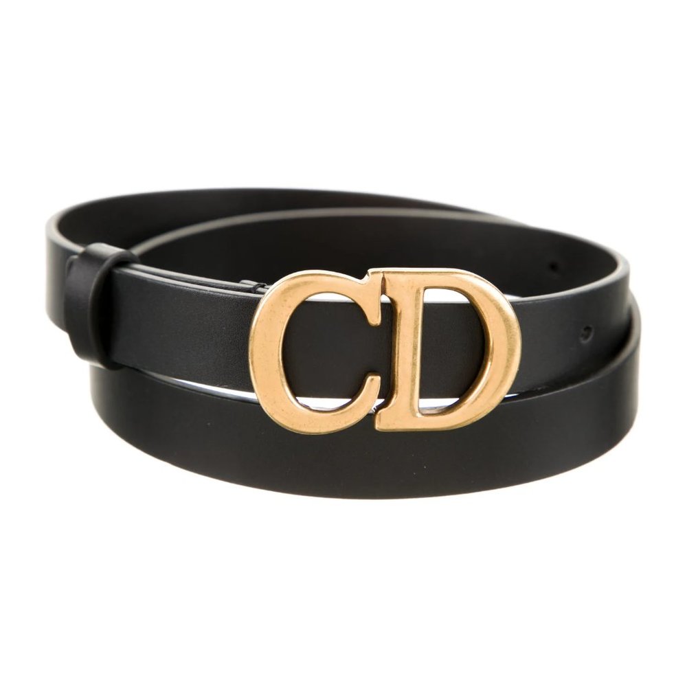 Christian Dior Skinny Leather Belt